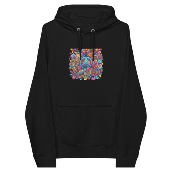 Unisex Bio-Raglan-Hoodie “PEACE”