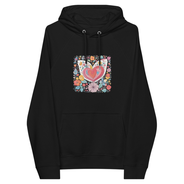 Unisex Bio-Raglan-Hoodie “HEART”