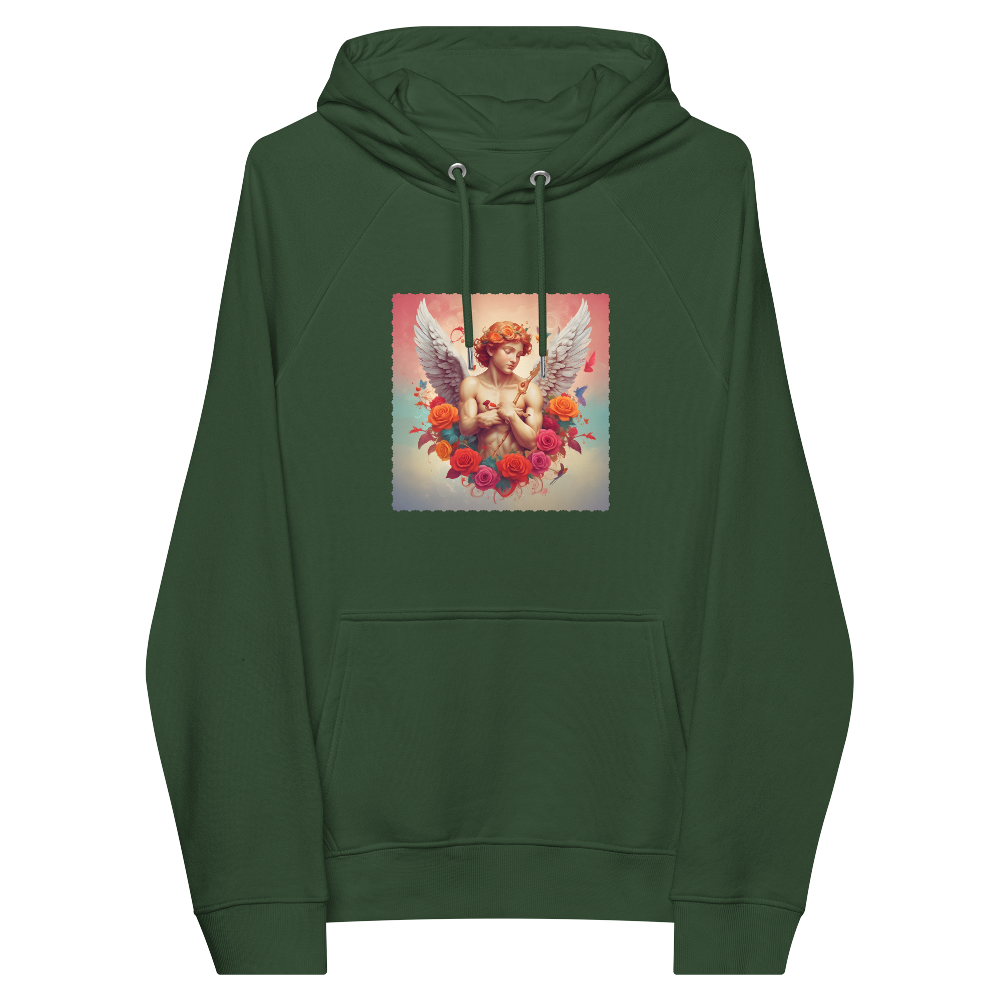 unisex-eco-raglan-hoodie-bottle-green-front-668c2251bab23.png