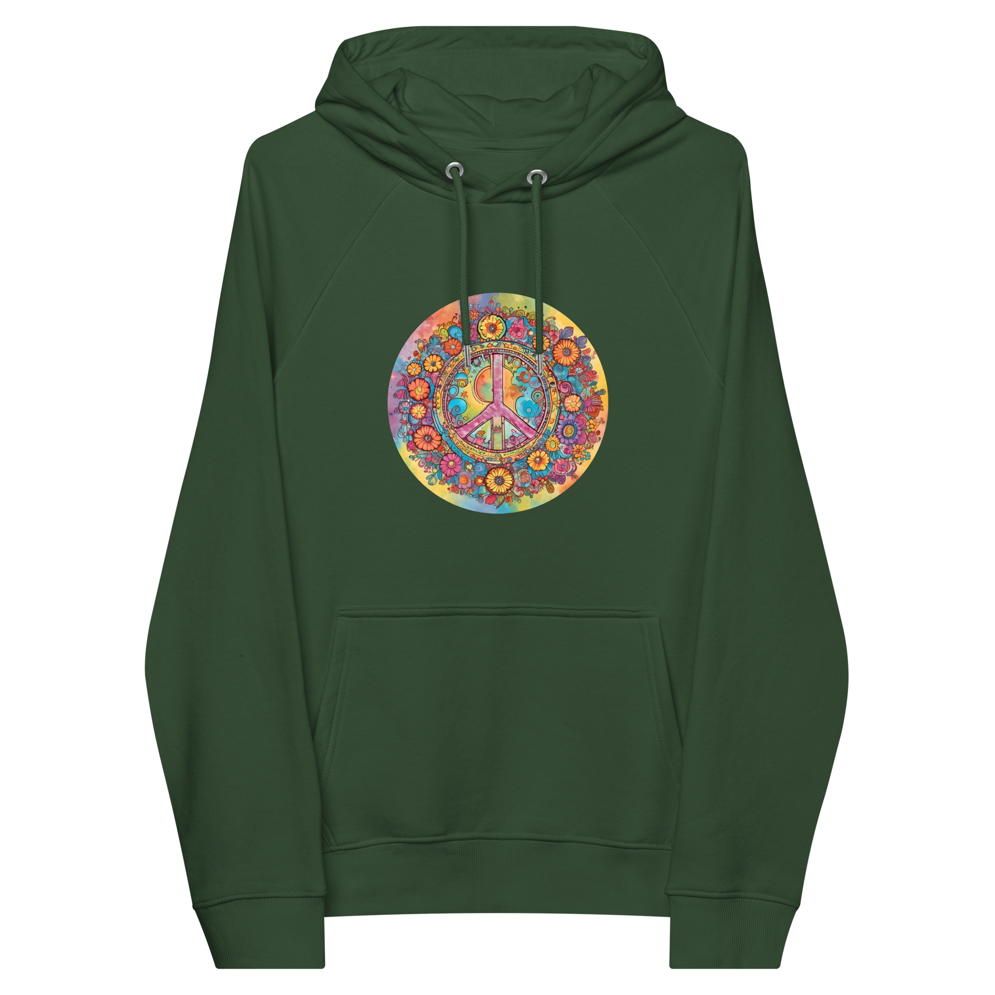 unisex-eco-raglan-hoodie-bottle-green-front-668c354d5fa44.png