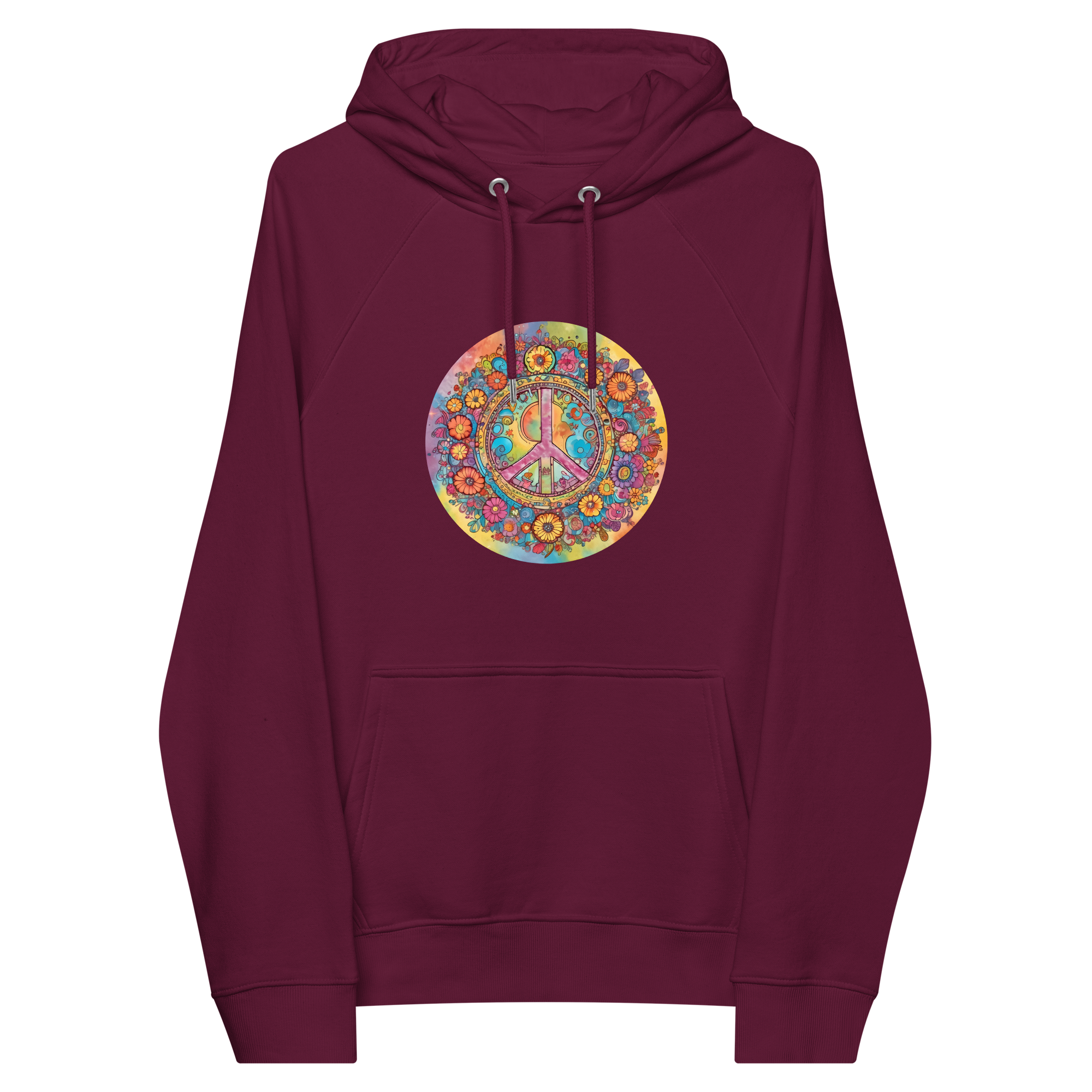 unisex-eco-raglan-hoodie-burgundy-front-668c354d5da96.png